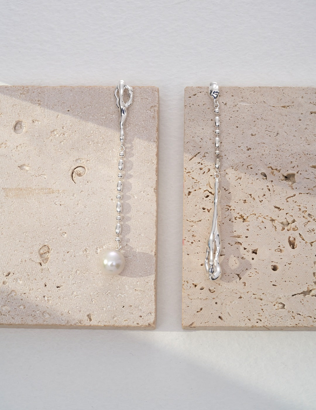 Baroque pearl AB Tassels earrings