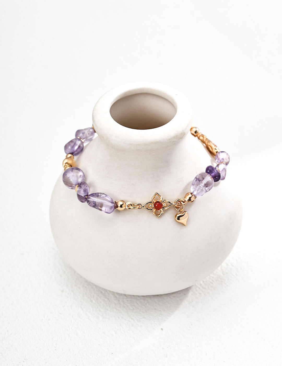 Amethyst bloom bracelet