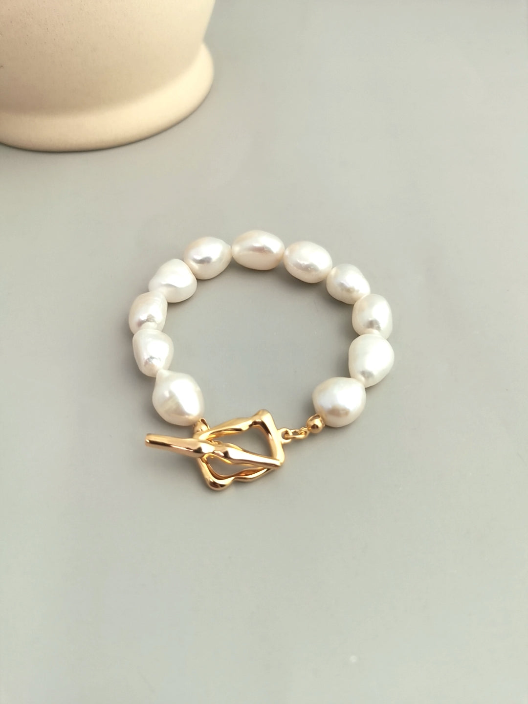French minimalist baroque bracelet