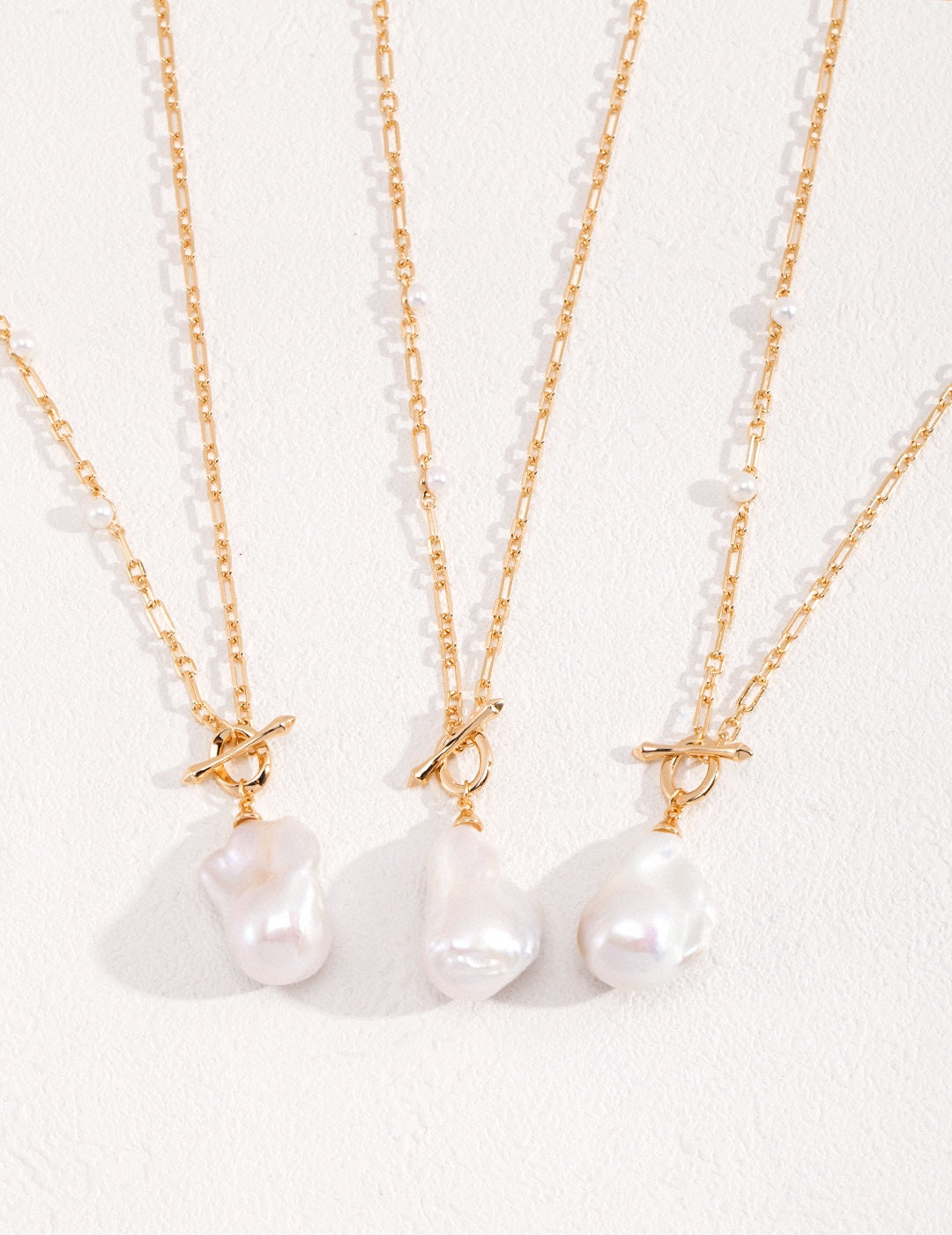 Isla Baroque necklace (long chain)