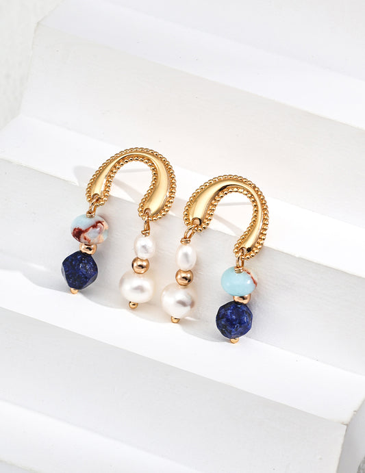Ocean arches earrings