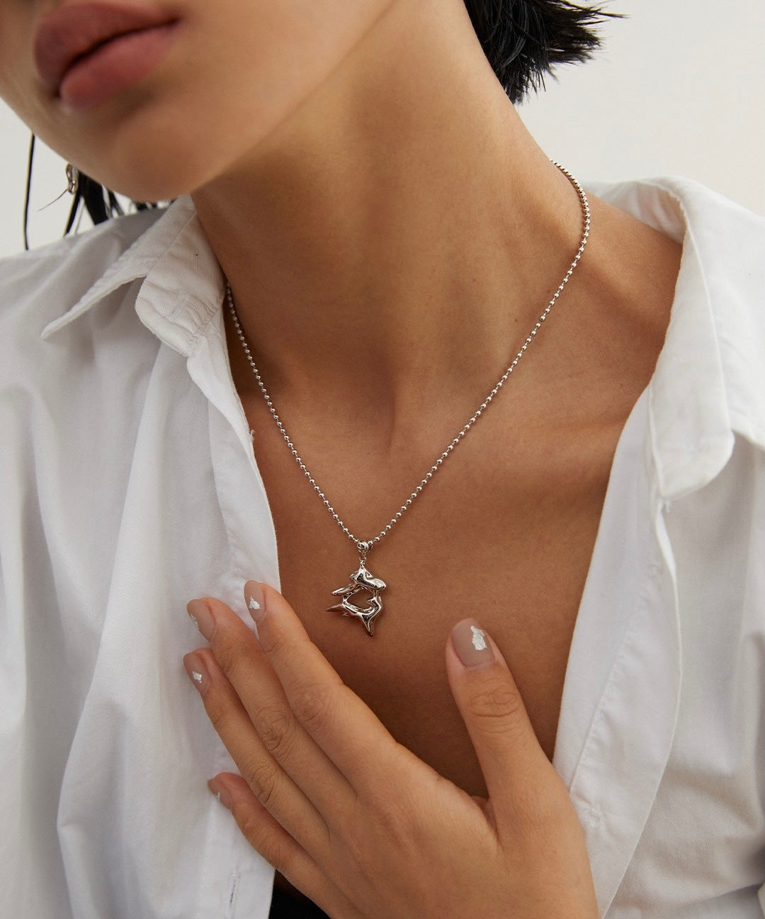 “Go with the flow” necklace