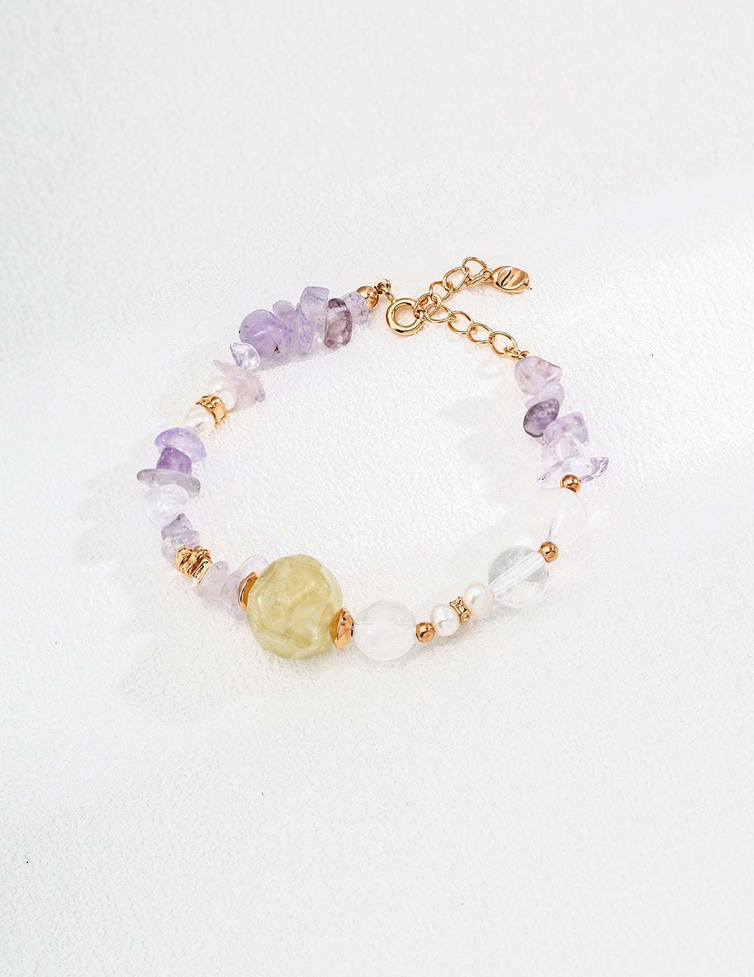 Citrine and  Amethyst bracelet