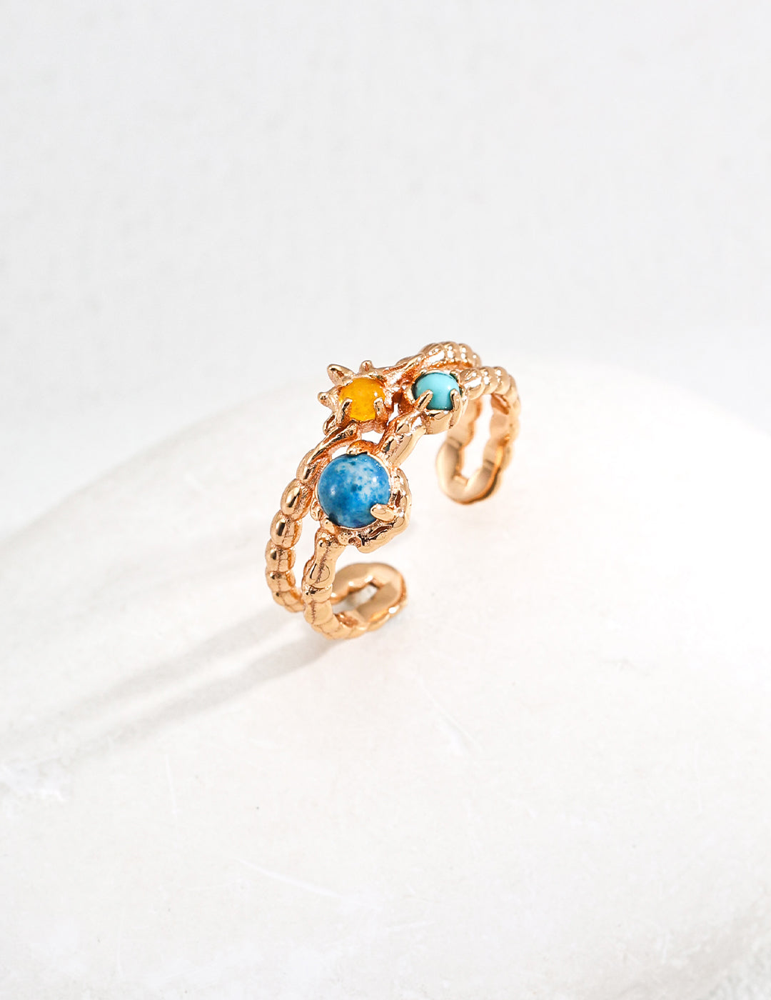 Turquoise topaz ring