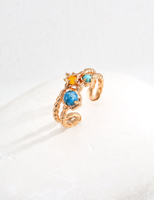 Turquoise topaz ring