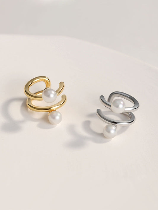 Pearl ear cuff