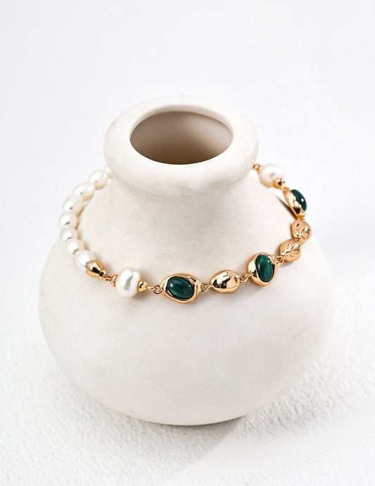 Unconditional love - Malachite meets pearl