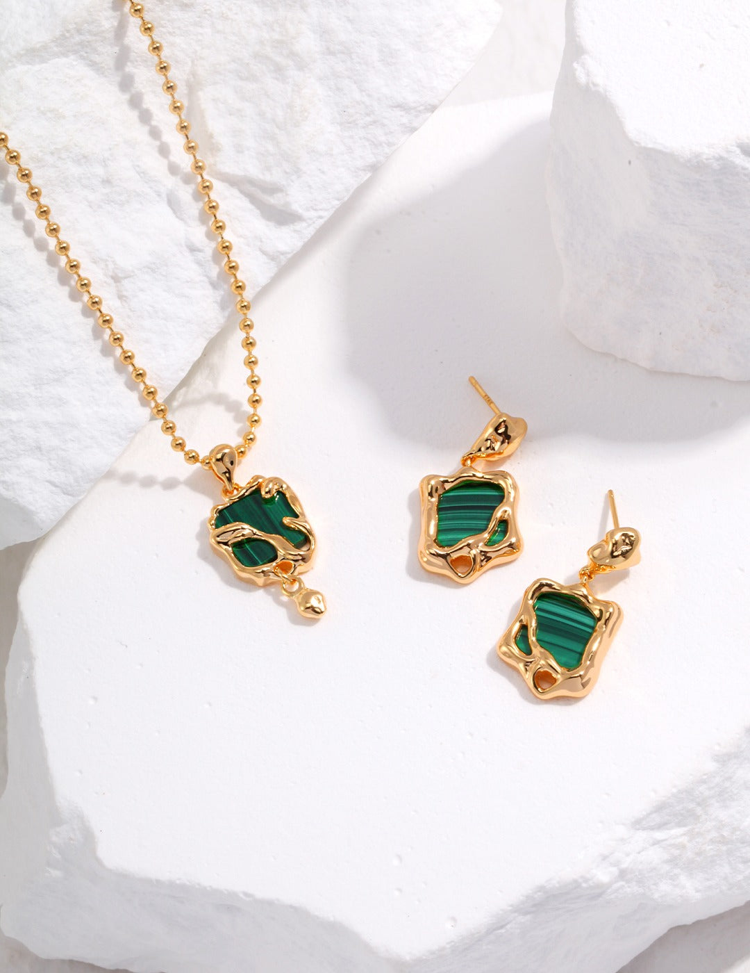 Éclat Vert earrings