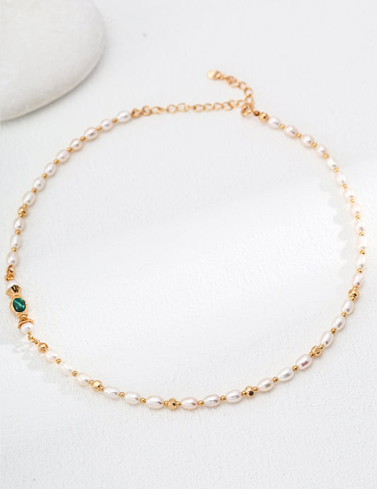 Vintage Malachite necklace